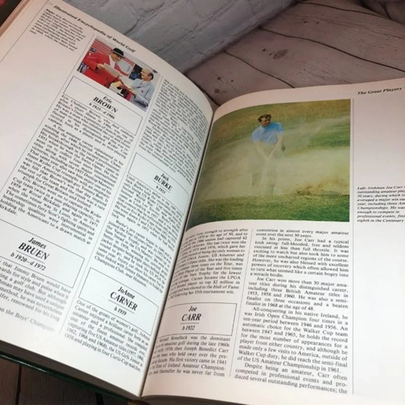 Vintage 1988 THE ILLISTRATED ENCYCLOPEDIA OF WORLD GOLF - Picture 11 of 11